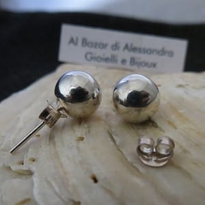 Orecchini pallina sfera pendientes earrings