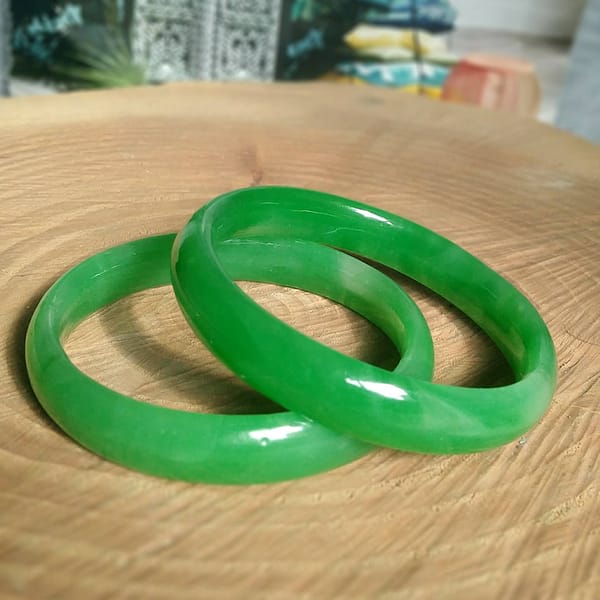 pulsera jadeita verde piedra
